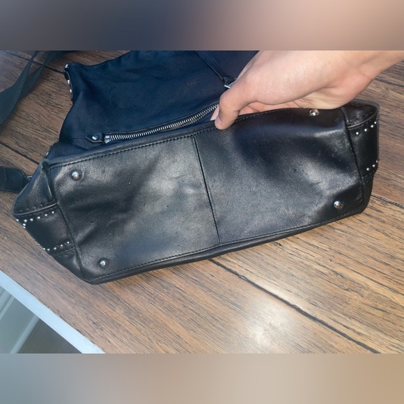 Black shoulder bag Aimee kestenberg fold over bag - Picture 6 of 15